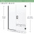 Craft + Main MRHG4874-CL-MB Marina Hinge Shower Door & Inline Panel 48" W x 74" H with Clear Glass - Matte Black Trim