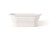 Cheviot REGAL Cast Iron Free-Standing Bathtub with Pedestal Base and Faucet Holes - 68" x 31" x 24" - 2120-WW-6