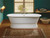 Cheviot 2121-WC REGAL Cast Iron Free-Standing Bathtub with Pedestal Base and Continuous Rolled Rim - 68" x 31" x 24" - Custom Color of Choice