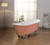 Cheviot WINCHESTER Cast Iron Bathtub - 68" x 28" x 27" w/ Polished Nickel Feet - Custom Color of Choice - 2122-WC-PN
