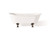 Cheviot WINCHESTER Cast Iron Bathtub - 68" x 28" x 27" w/ Antique Bronze Feet - 2122-WW-AB