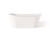Cheviot BALMORAL Cast Iron Free-Standing Bathtub - 68" x 28" x 27" - 2124-WW