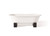 Cheviot 2128-WW-7-DB REGAL Cast Iron Freestanding Bathtub with Wooden Base and Faucet Holes - 61" x 31" x 24"