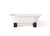 Cheviot REGAL Cast Iron Free-Standing Bathtub with Wooden Base and Faucet Holes - 68" x 31" x 24" - 2130-WW-7-DB