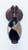 JVJ Old World Bronze 30 mm (1 3/16") Pendant Drop Door Pull - Gold and Silver on Black - 53412