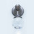 JVJ Satin Nickel 31% Leaded Crystal Old European Cut Pendant Door Pull - 51846