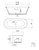 Cheviot 2163-WW SANDRINGHAM Cast Iron Bathtub with Continuous Rolled Rim - 70.125x31.5x23 Free-Standing Bathtub