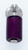 JVJ Polished Nickel 30 mm (1 3/16") Pendant Drop Door Pull - Purple - 48514