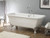 Cheviot 2173-WC-CH SPENCER Cast Iron Bathtub - 66.875x31.875x27 w/ Chrome Feet