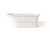 Cheviot TRADITIONAL Cast Iron Free-Standing Bathtub with Pedestal Base and Faucet Holes - 68" x 30" x 24" - 2178-WW-7