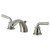 Kingston Brass KB958RXL Restoration Mini-Widespread Bathroom Faucet, Brushed Nickel