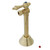 Kingston Brass CC83202 1/2" Sweat x 3/8" OD Comp Angle Shut-Off Valve with 5" Extension, Polished Brass