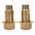 Kingston Brass ABT130-6 3/4" IPS Brass Adapter (1 Pair), Rough