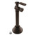Kingston Brass CA8320ORB Whitaker 1/2" Sweat x 3/8" O.D. Comp Angle Stop Valve with 5" Extension, Oil Rubbed Bronze