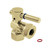 Kingston Brass CC44102DL 1/2" FIP X 1/2" or 7/16" Slip Joint Angle Stop Valve, Polished Brass
