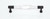 JVJ Oil Rubbed Bronze 128 mm (5") C/C Faceted 31% Leaded Crystal Door Pull - 33720