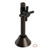 Kingston Brass CC83255DX Concord 1/2" Sweat x 3/8" O.D. Comp Straight Shut Off Valve with 5" Extension, Oil Rubbed Bronze