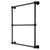 Kingston Brass DTM32303MB Palatine 30-Inch x 32-Inch Wall Mount Towel Rack, Matte Black