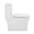 Swiss Madison SM-1T106 Concorde One-Piece Square Toilet Dual-Flush 1.1/1.6 gpf -Glossy White