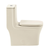 Swiss Madison SM-1T106BQ Concorde One-Piece Square Toilet Dual-Flush 1.1/1.6 gpf - Bisque