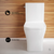 Swiss Madison Concorde One-Piece Square Toilet Side Flush 1.28 gpf-Glossy White - SM-1T107