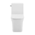 Swiss Madison SM-1T107 Concorde One-Piece Square Toilet Side Flush 1.28 gpf-Glossy White