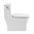 Swiss Madison Concorde One-Piece Square Toilet Side Flush 1.28 gpf-Glossy White - SM-1T107