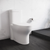 Swiss Madison SM-1T108 Monaco One-Piece Elongated Toilet Dual-Flush 1.1/1.6 gpf -Glossy White