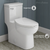 Swiss Madison SM-1T116 Classé One-Piece Toilet with Front Flush Handle 1.28 gpf - Glossy White