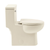 Swiss Madison SM-1T116BQ Classé One-Piece Toilet with Front Flush Handle 1.28 gpf - Bisque