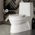 Swiss Madison SM-1T118 Virage One-Piece Elongated Toilet Vortex Dual-Flush 1.1/1.6 gpf - Glossy White