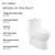 Swiss Madison SM-1T118 Virage One-Piece Elongated Toilet Vortex Dual-Flush 1.1/1.6 gpf - Glossy White