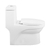 Swiss Madison SM-1T118 Virage One-Piece Elongated Toilet Vortex Dual-Flush 1.1/1.6 gpf - Glossy White