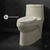 Swiss Madison SM-1T118BQ Virage One-Piece Elongated Toilet Vortex Dual-Flush 1.1/1.6 gpf - Bisque