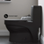Swiss Madison SM-1T118MB Virage One-Piece Elongated Toilet Vortex Dual-Flush 1.1/1.6 gpf - Matte Black