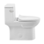 Swiss Madison SM-1T125 Daxton One-Piece Elongated Toilet Side Flush 1.28 gpf - Glossy White