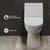 Swiss Madison SM-1T125 Daxton One-Piece Elongated Toilet Side Flush 1.28 gpf - Glossy White
