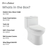 Swiss Madison SM-1T126 Daxton One-Piece Elongated Dual-Flush Toilet 1.1/1.6 gpf - Glossy White
