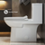 Swiss Madison SM-1T126 Daxton One-Piece Elongated Dual-Flush Toilet 1.1/1.6 gpf - Glossy White