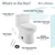 Swiss Madison Daxton One-Piece Elongated Dual-Flush Toilet 1.1/1.6 gpf - Glossy White - SM-1T126