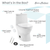 Swiss Madison SM-1T127 Ivy One-Piece Elongated Toilet, 10" Rough-In 1.1/1.6 gpf - Glossy White