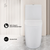 Swiss Madison SM-1T180 Dreux High Efficiency One-Piece Elongated Toilet with 0.8 GPF Water Saving Patented Technology - Glossy White