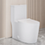 Swiss Madison SM-1T180 Dreux High Efficiency One-Piece Elongated Toilet with 0.8 GPF Water Saving Patented Technology - Glossy White