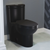 Swiss Madison SM-1T205MB Sublime One-Piece Elongated Toilet Dual-Flush 1.1/1.6 gpf in Matte Black