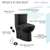Swiss Madison SM-1T205MB Sublime One-Piece Elongated Toilet Dual-Flush 1.1/1.6 gpf in Matte Black