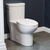 Swiss Madison SM-1T206 Sublime One-Piece Elongated Toilet Side Flush 1.28 gpf - White