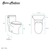 Swiss Madison SM-1T206 Sublime One-Piece Elongated Toilet Side Flush 1.28 gpf - White