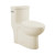 Swiss Madison SM-1T206BQ Sublime One-Piece Elongated Toilet Side Flush 1.28 gpf in Bisque