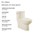 Swiss Madison SM-1T206BQ Sublime One-Piece Elongated Toilet Side Flush 1.28 gpf - Bisque