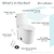 Swiss Madison SM-1T253 St. Tropez One-Piece Elongated Toilet Vortex Side Flush 1.28 gpf - Glossy White